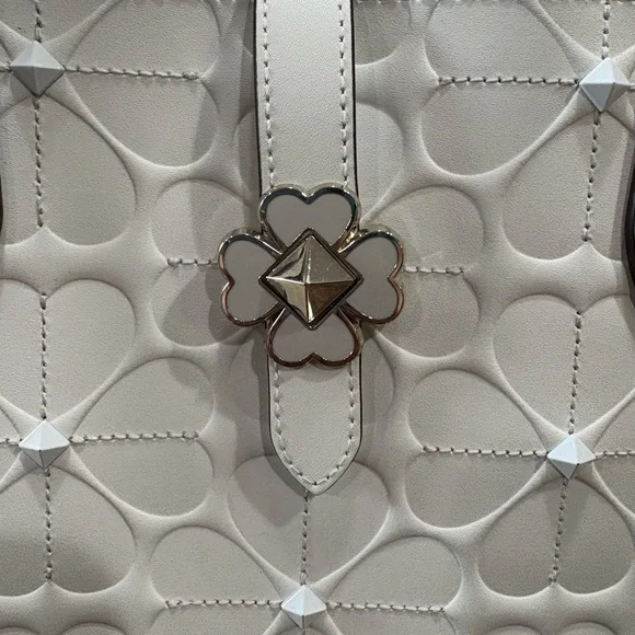 EUC Kate Spade white tote - Picture 3 of 16